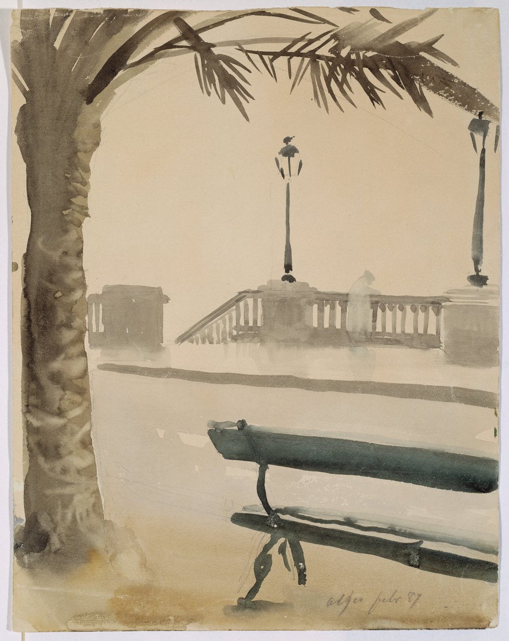 Auf der Terrasse von Anders Zorn