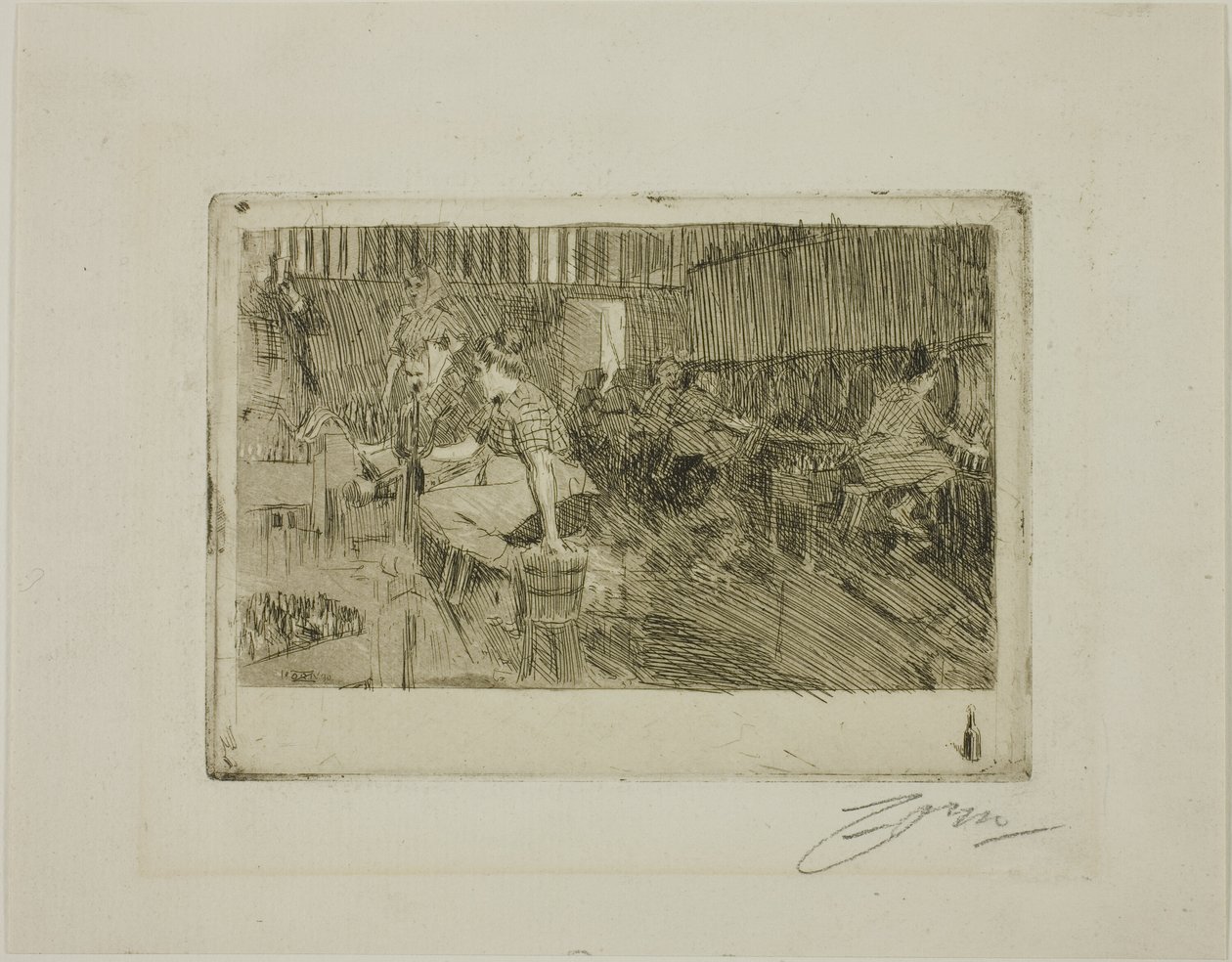 Die kleine Brauerei von Anders Leonard Zorn