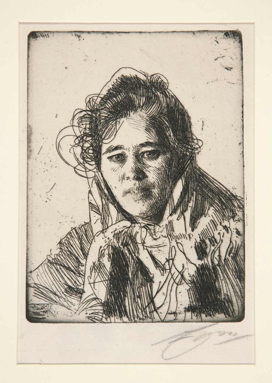 Junges Mädchen aus Mora (Krakberg) von Anders Leonard Zorn