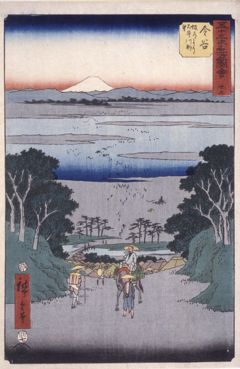 Kanaya von Ando or Utagawa Hiroshige