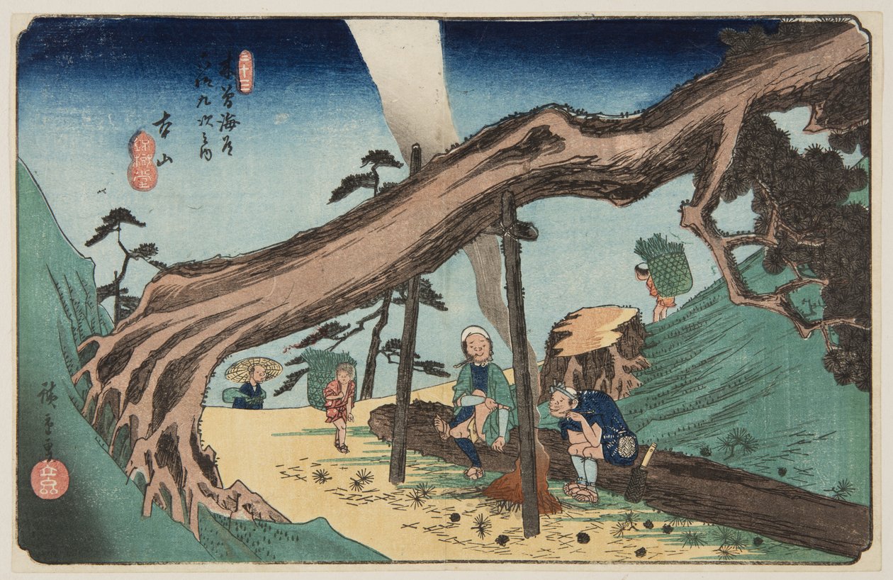 Nr. 33, Motoyama von Ando or Utagawa Hiroshige