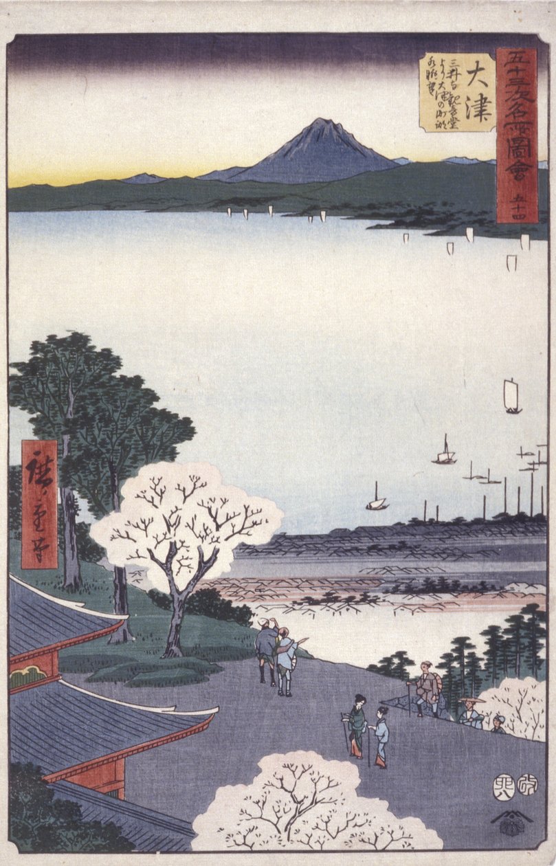 Otsu (See Biva) von Ando or Utagawa Hiroshige