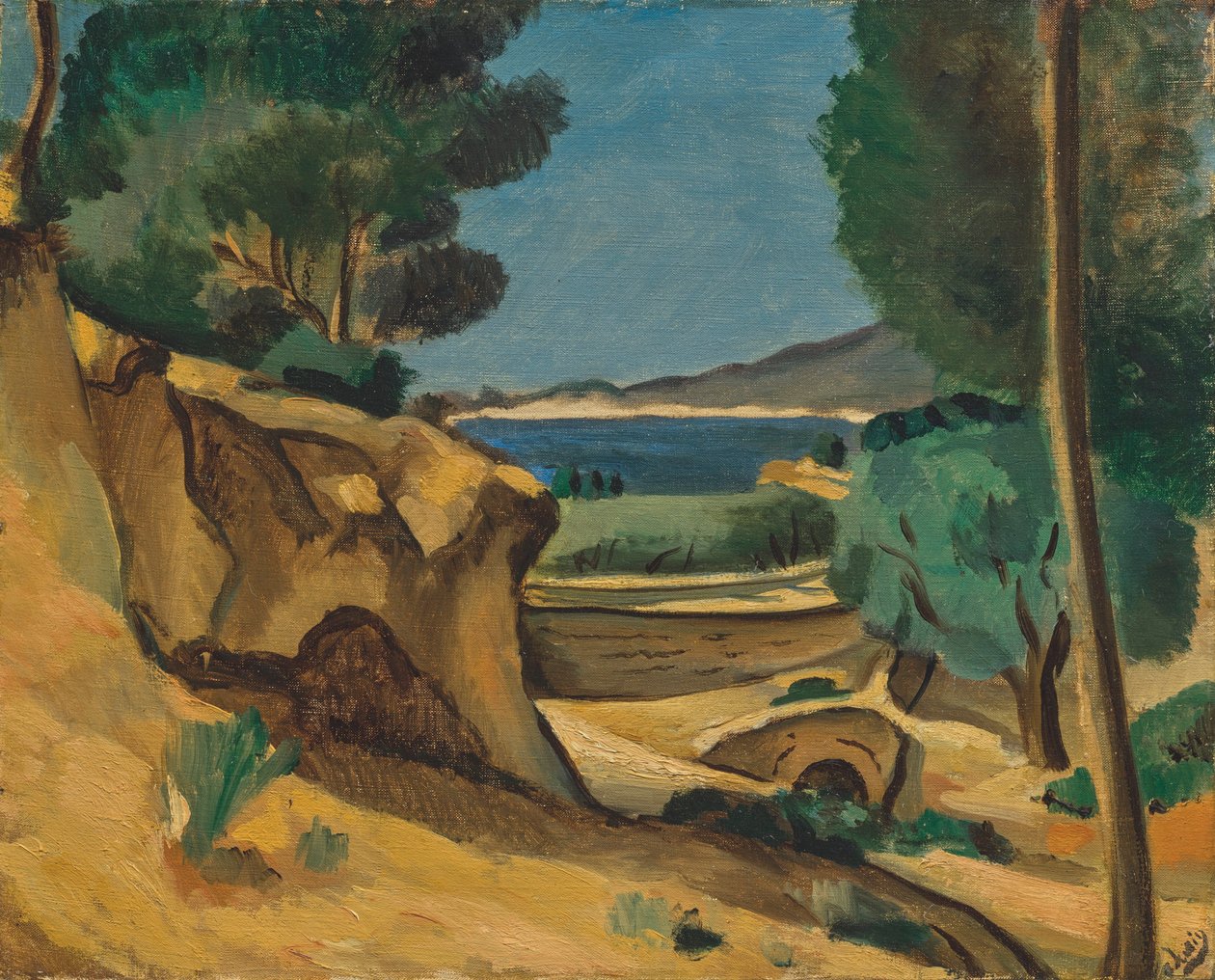 Landschaft in der Umgebung von La Ciotat von Andre Derain