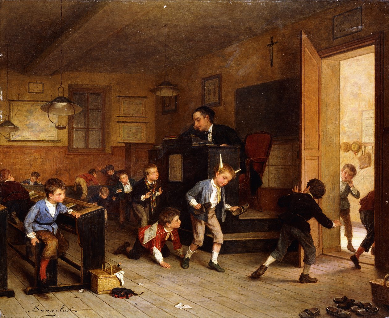 Während der Lehrer schläft von André Henri Dargelas