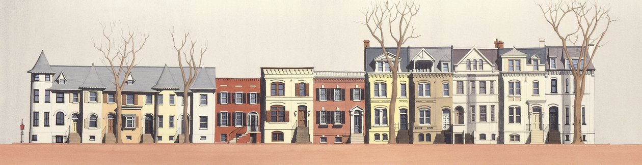 2901-2923 Q Street, Georgetown, Washington DC von Andras Kaldor