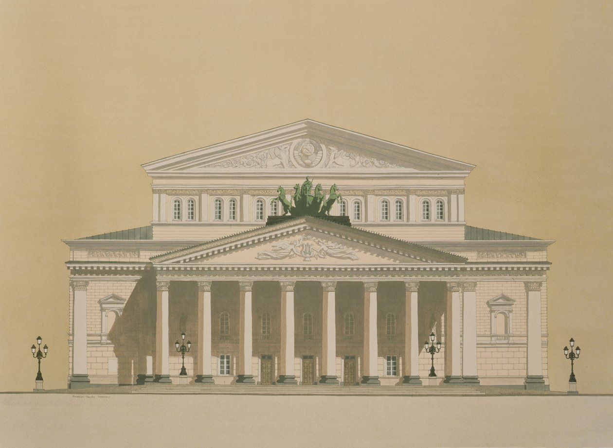 Bolschoi-Theater, Moskau, Russland von Andras Kaldor