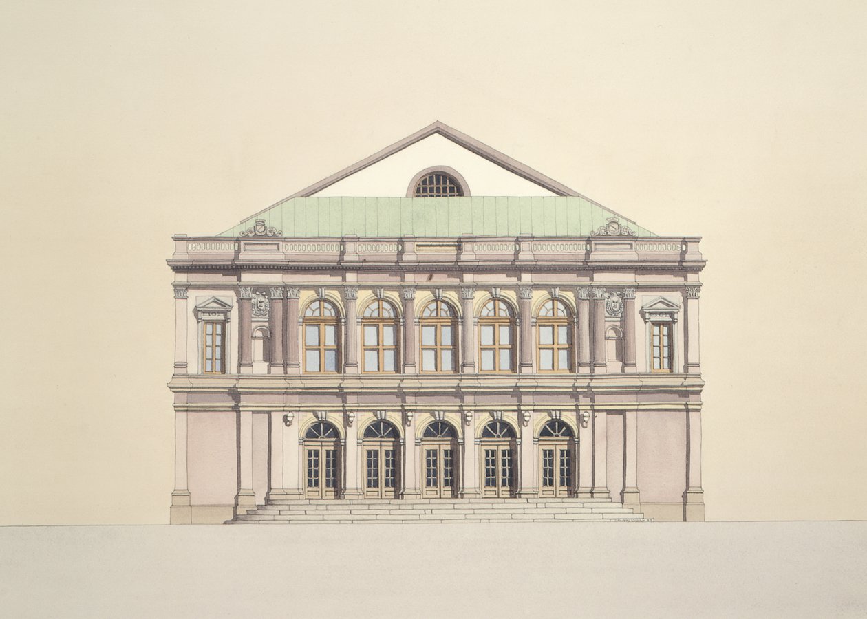 Städtisches Theater, Colmar, Frankreich von Andras Kaldor