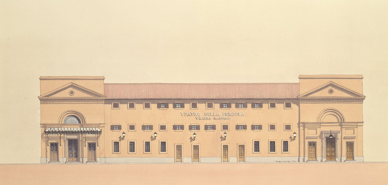Teatro della Pergola, Teatro Massimo, Florenz von Andras Kaldor