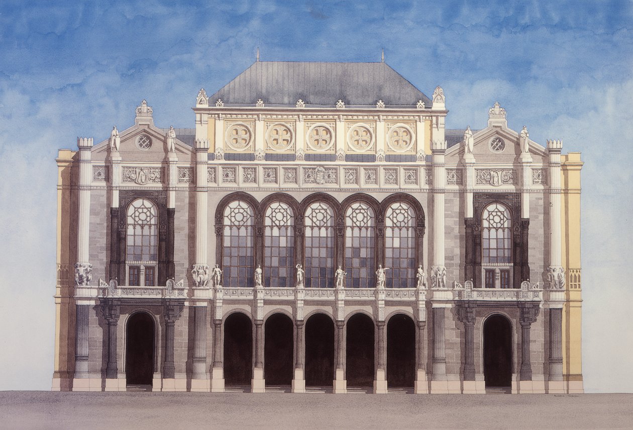 Vigado Konzertsaal, Budapest, Ungarn von Andras Kaldor