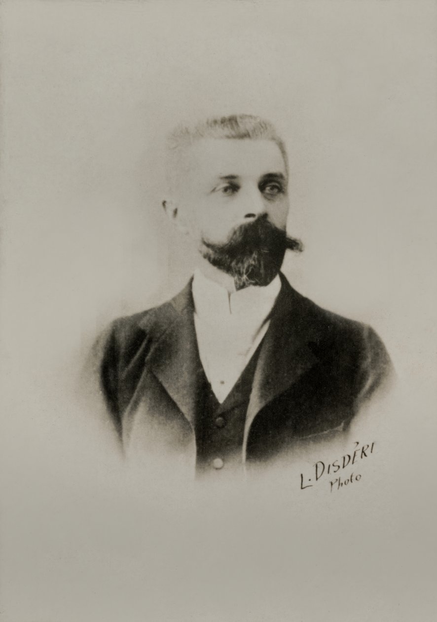 Porträt des französischen Malers Andre Brouillet von Andre Adolphe Eugene Disderi