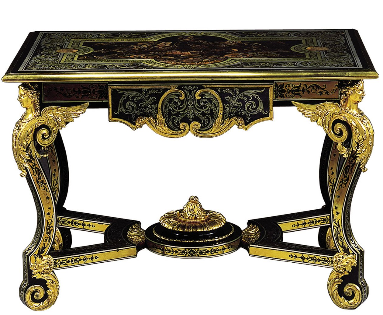 Louis XIV Tisch, ca. 1685 von Andre Charles Boulle