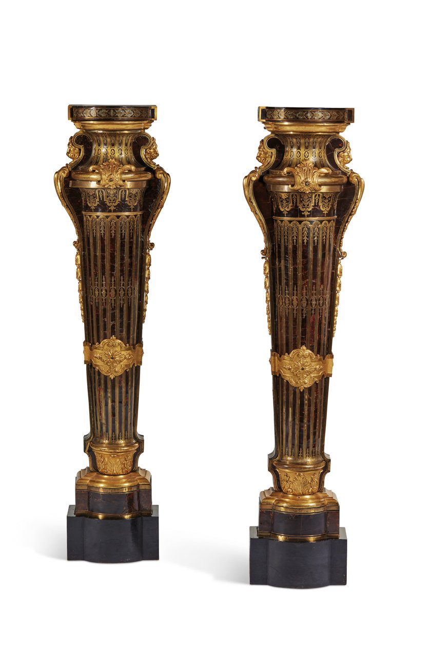 Paar Louis XIV Sockel, 1700-15 von Andre Charles Boulle
