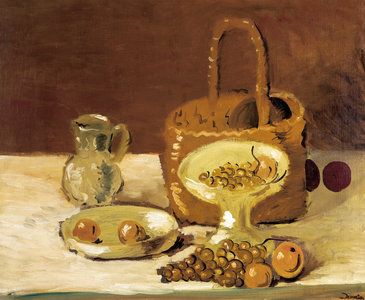 Stillleben mit Korb von Andre Derain