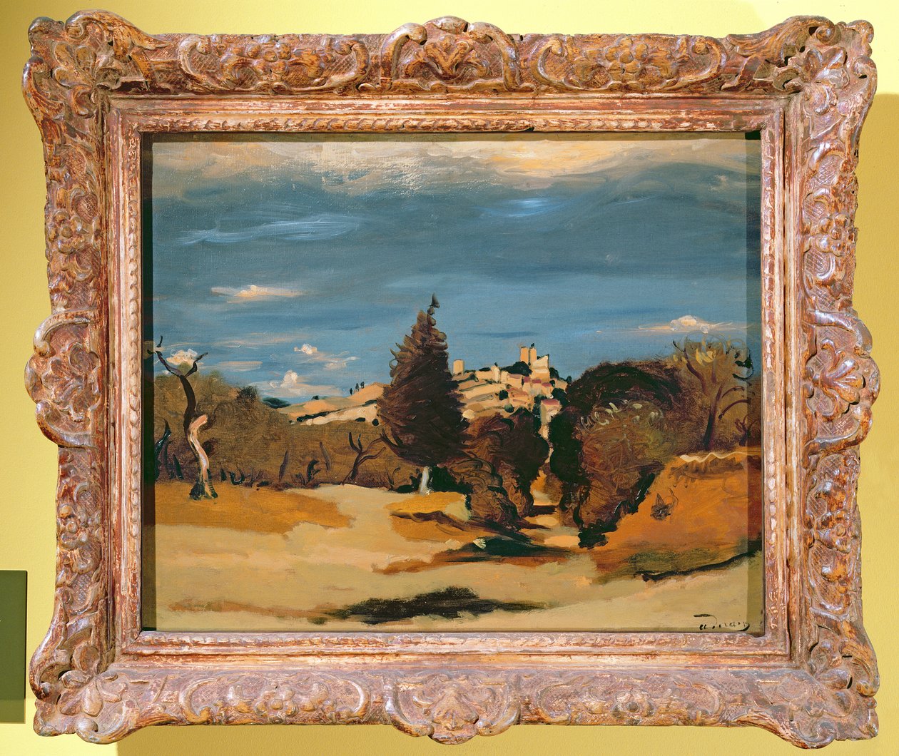 Bäume und Dorf, um 1932 von Andre Derain