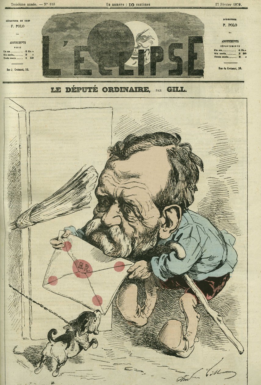 Alphonse-Auguste Duchesne de Gillevoisin, Marquis de Conegliano, Abgeordneter von Besancon. Titelblatt in „L
