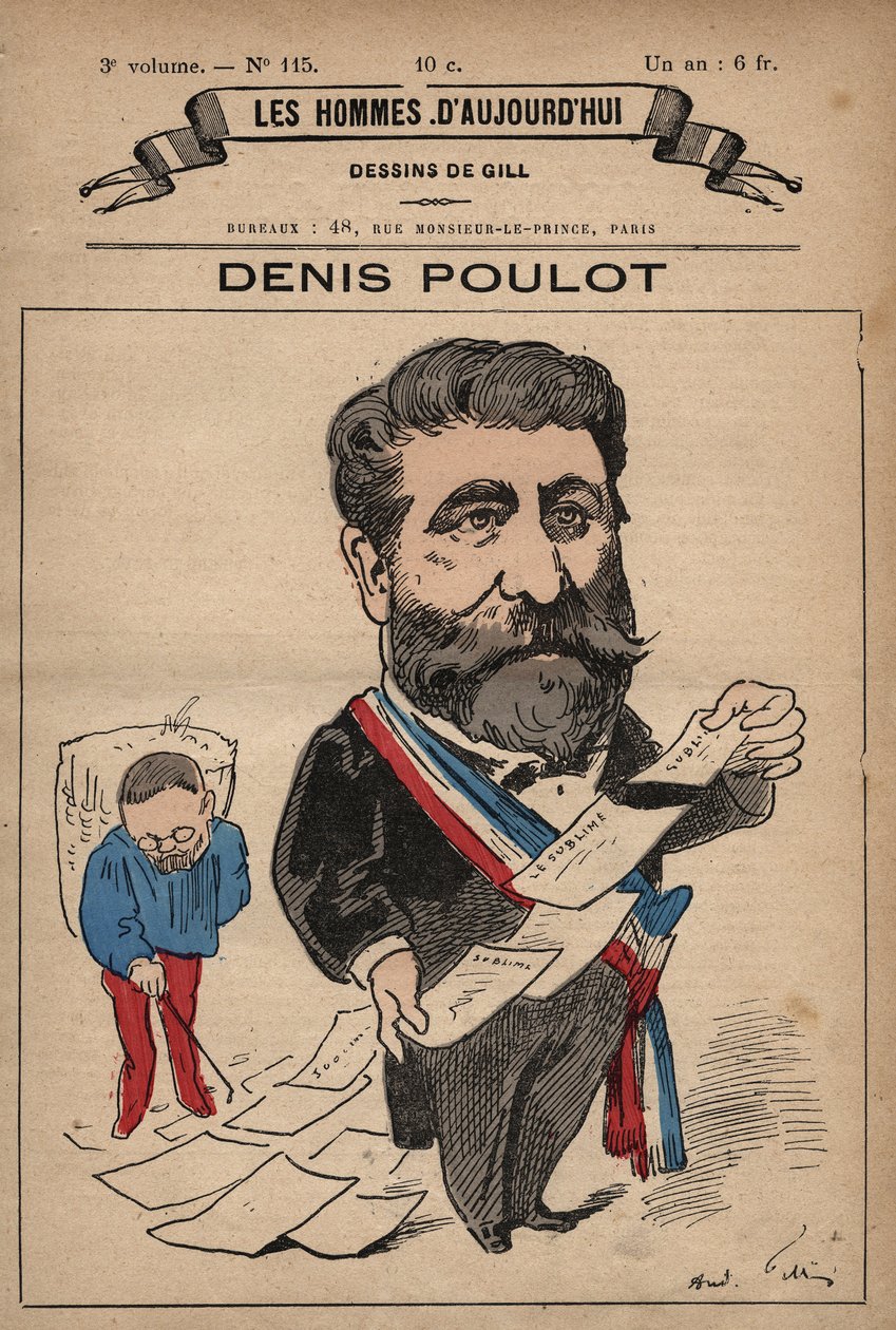 Karikatur von Denis Poulot (1832-1905) aus 