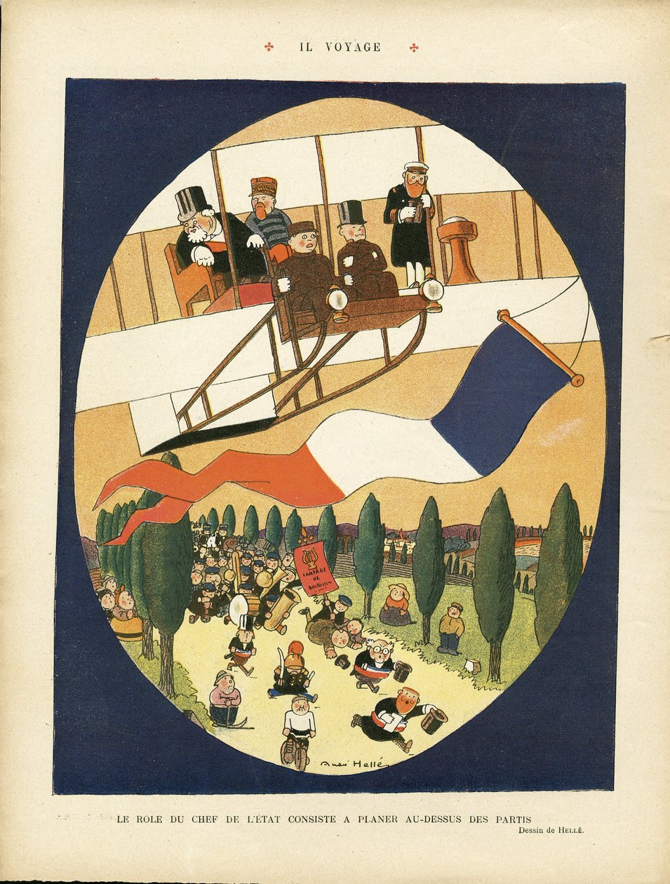 Illustration von Andre Helle in Le Rire von Andre Helle