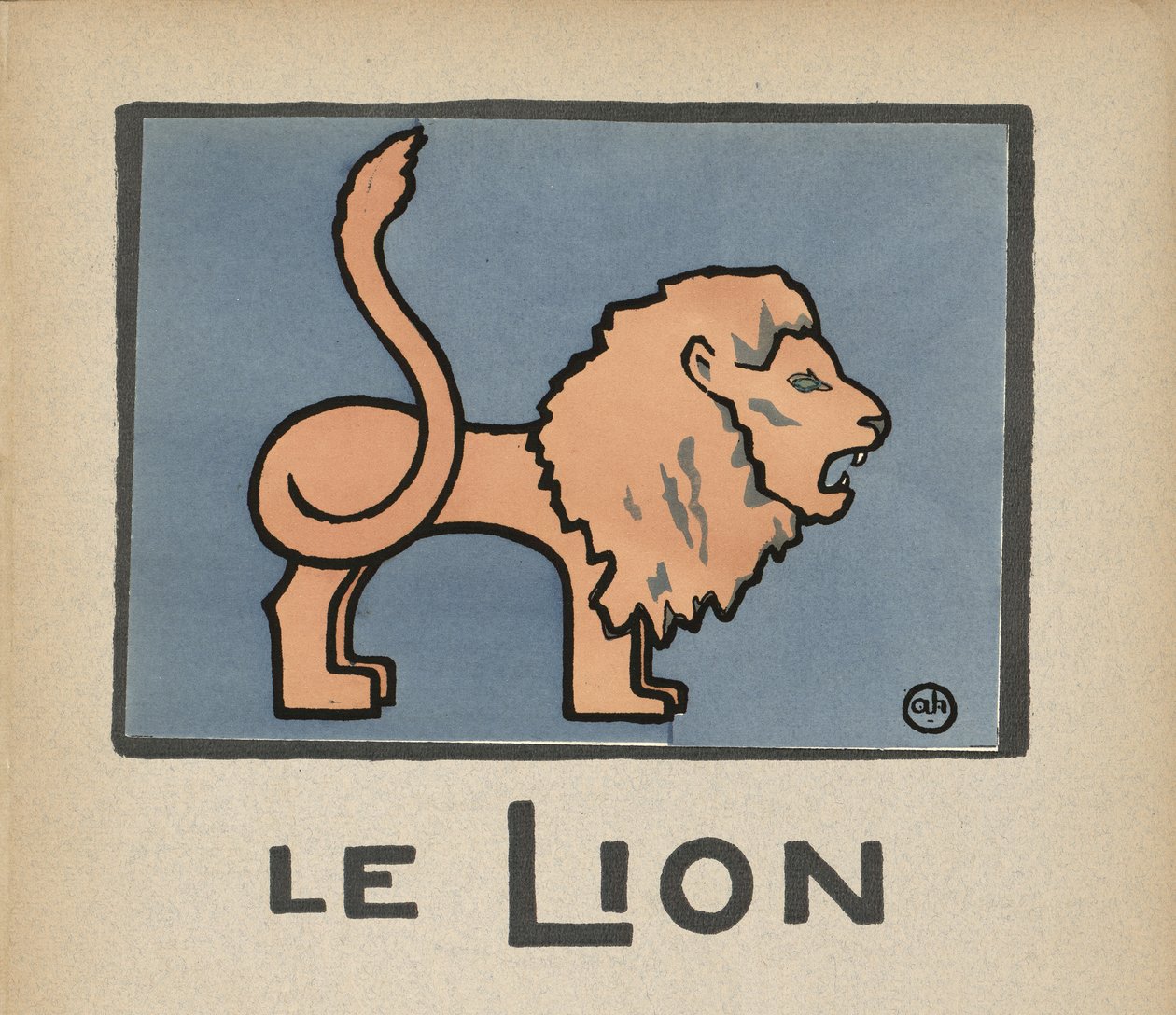 Kinderillustration eines Löwen von Andre Helle