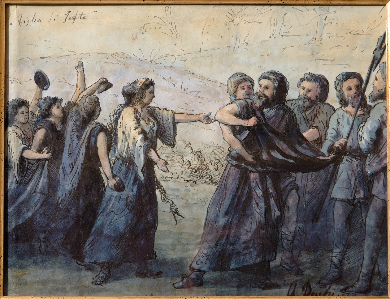 Die Tochter von Jephthah von Andrea Becchi