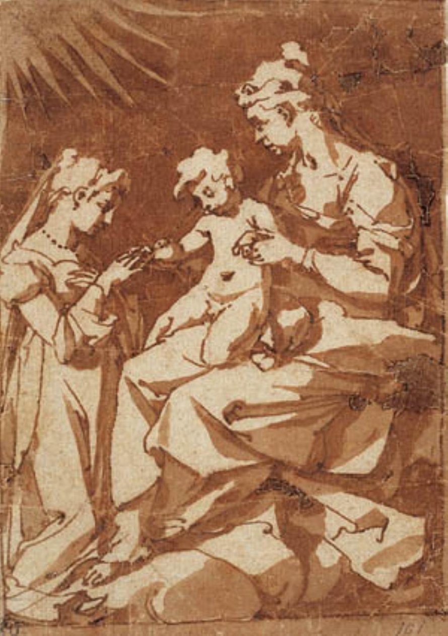 Die Hochzeit der Heiligen Katharina von Alexandria von Andrea Boscoli