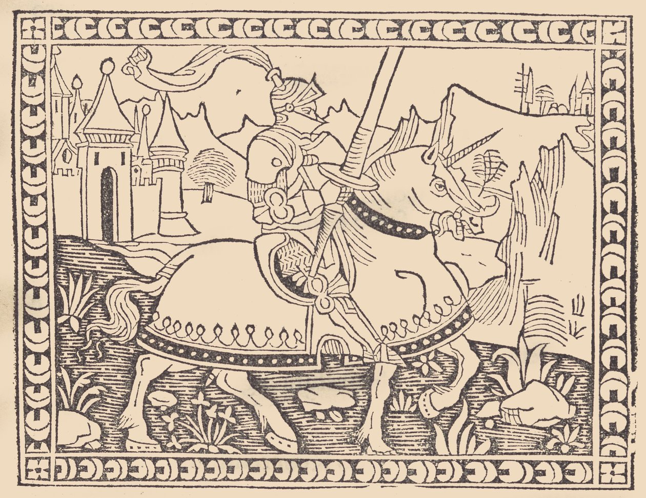 La Giostra di Giuliano de Medici, ca. 1495-1500 von Andrea Ghirlandi