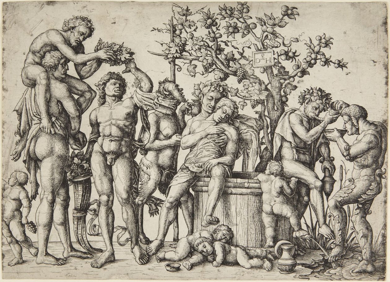 Bacchanal von Andrea Mantegna