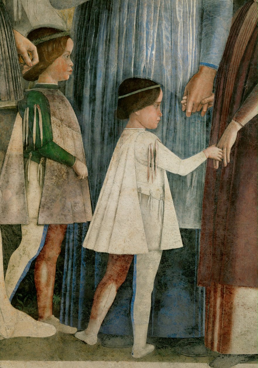 Francesco und Sigismondo, Söhne von Lodovico Gonzaga von Andrea Mantegna