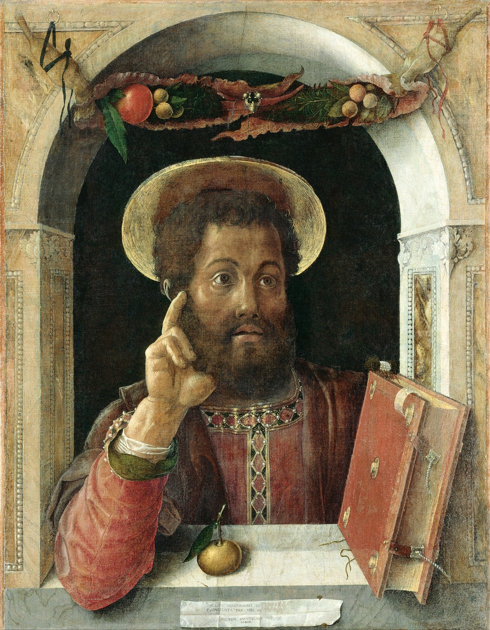 Der heilige Markus der Evangelist, ca. 1450 von Andrea Mantegna