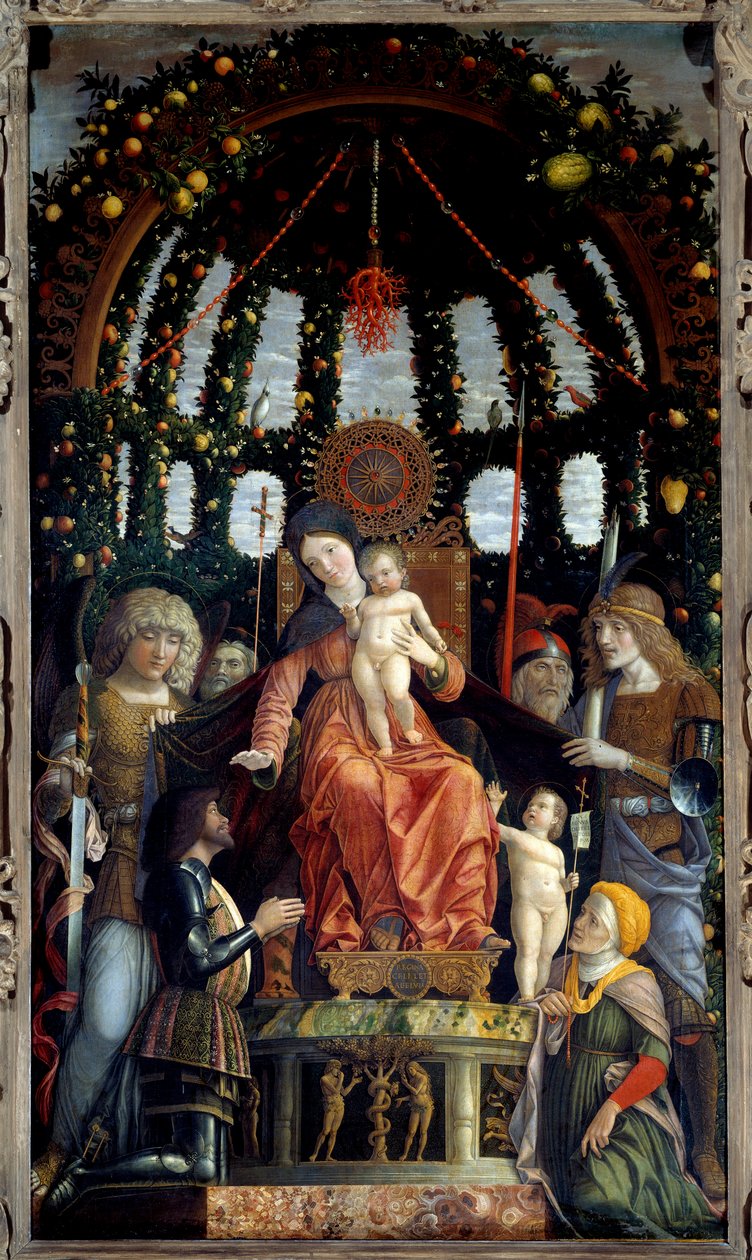 Jungfrau des Sieges von Andrea Mantegna