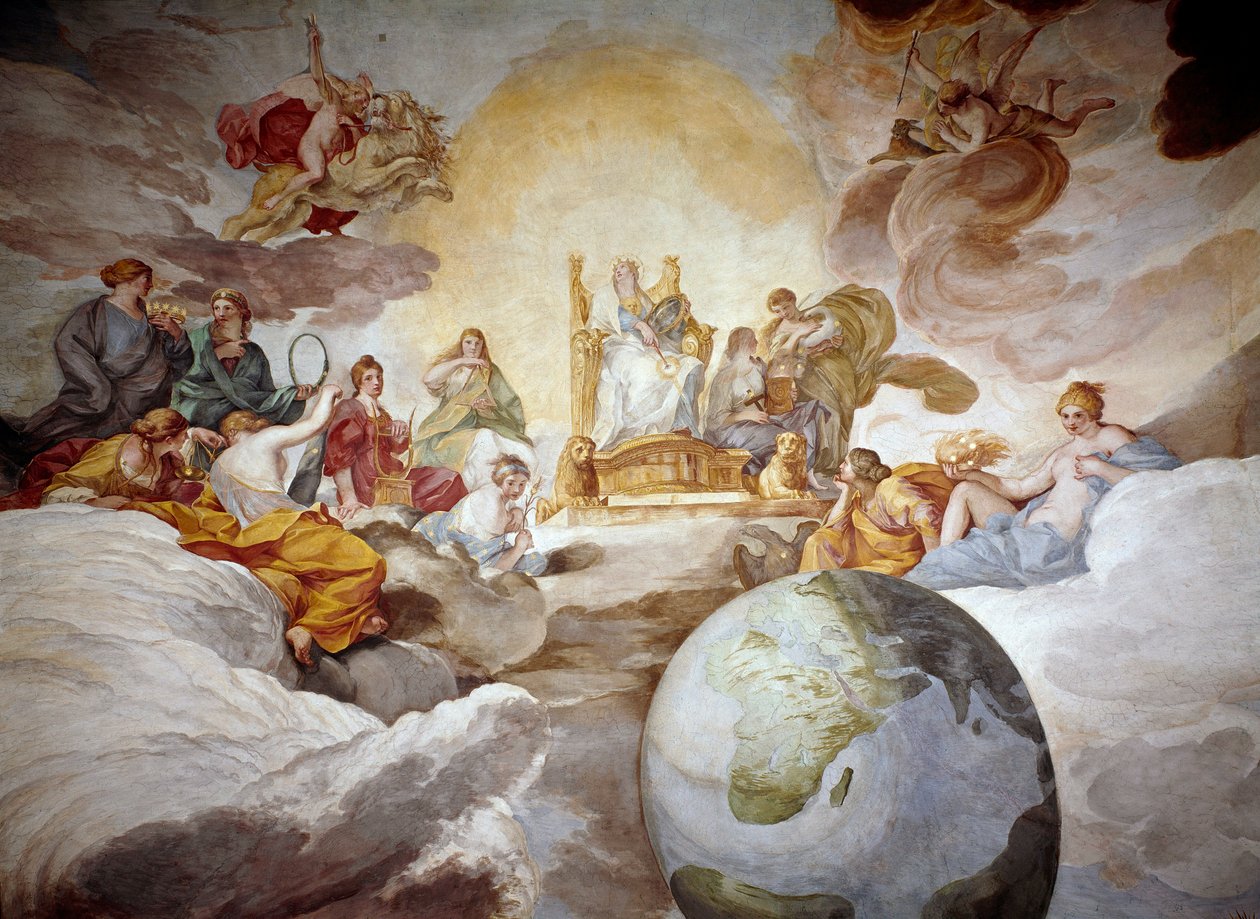 Allegorie des göttlichen Wissens von Andrea Sacchi