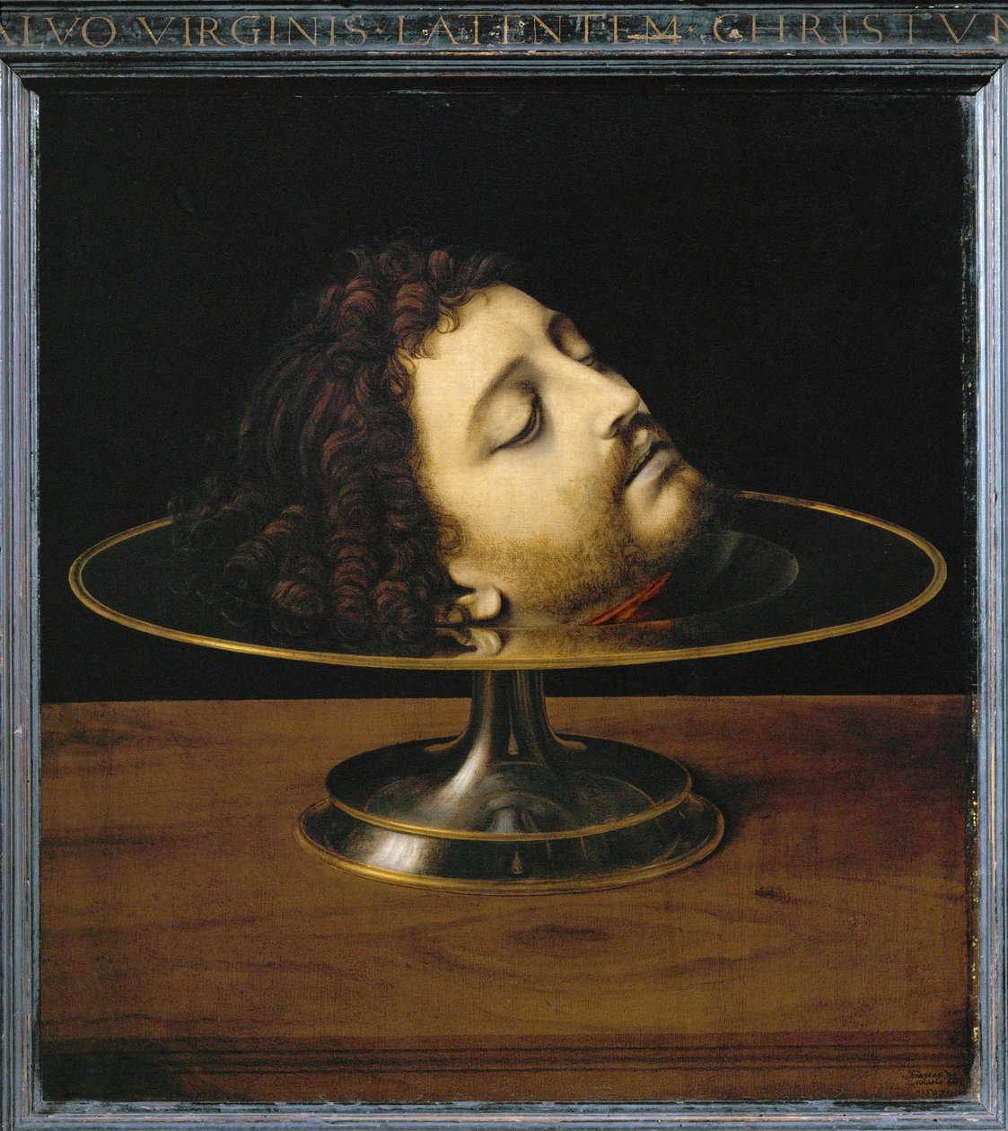 Kopf von Johannes dem Täufer von Andrea Solario