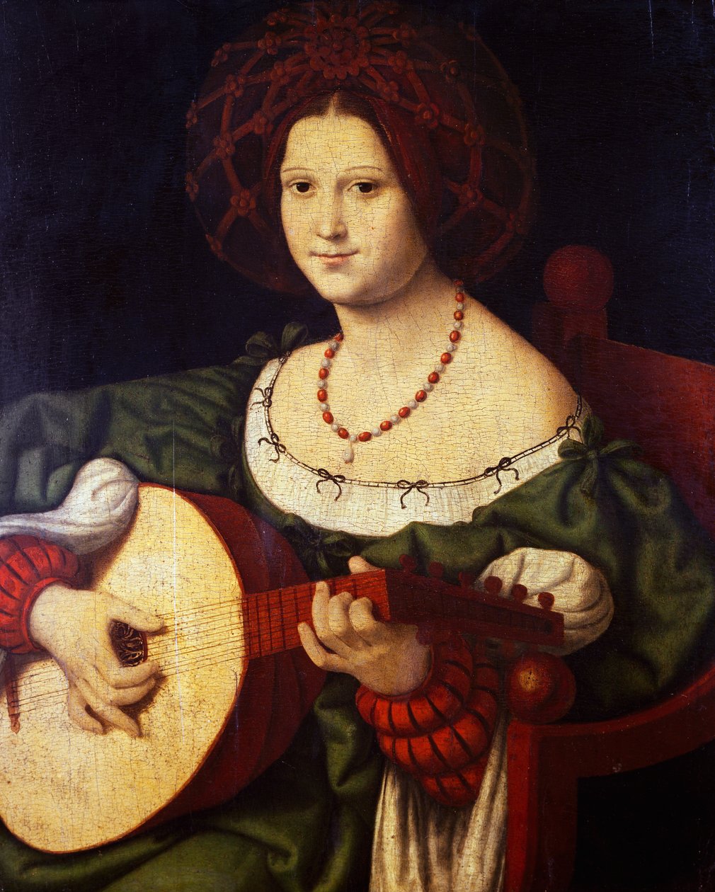 Der Lautenspieler von Andrea Solario