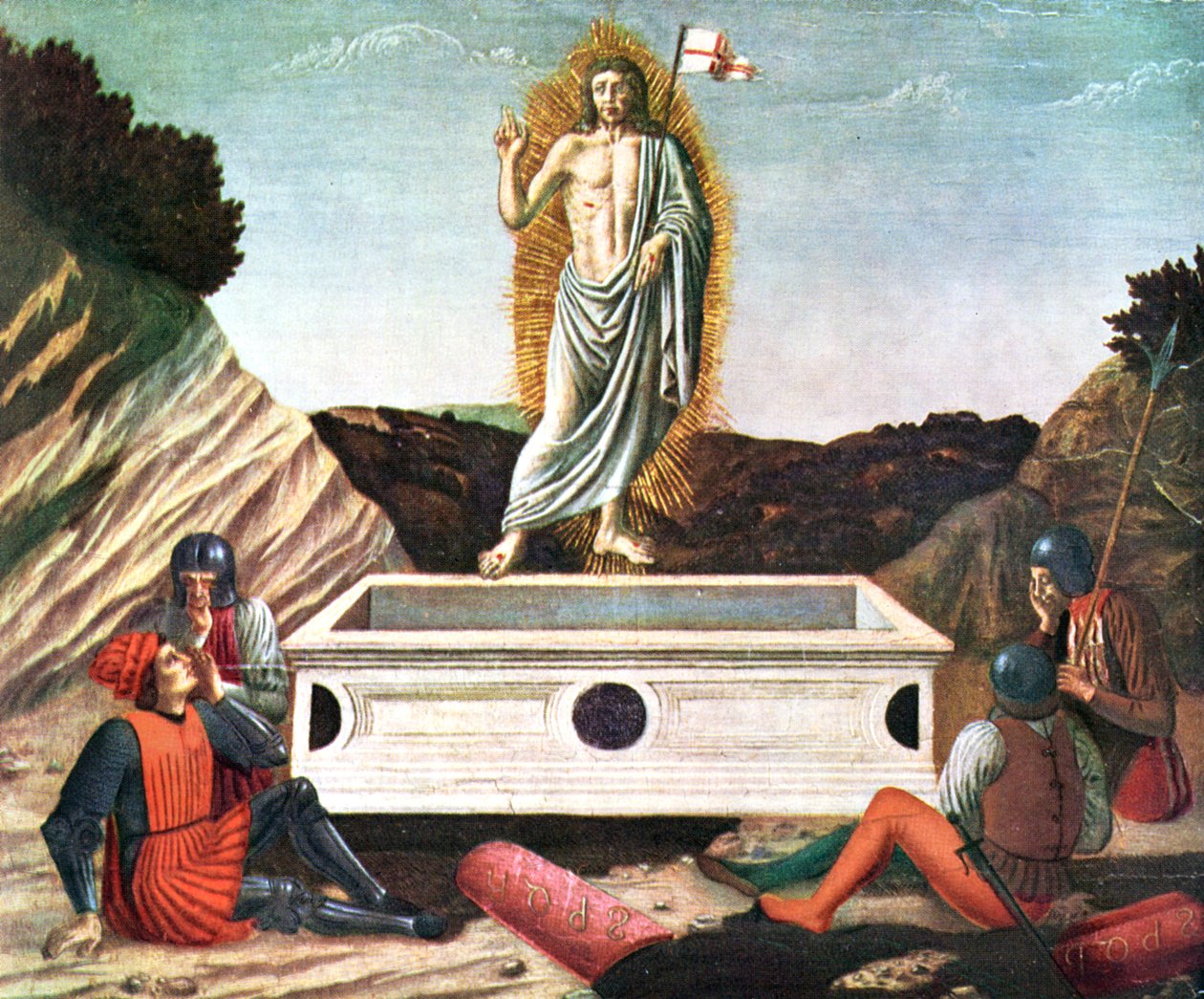Die Auferstehung, Mitte 15. Jahrhundert von Andrea del Castagno