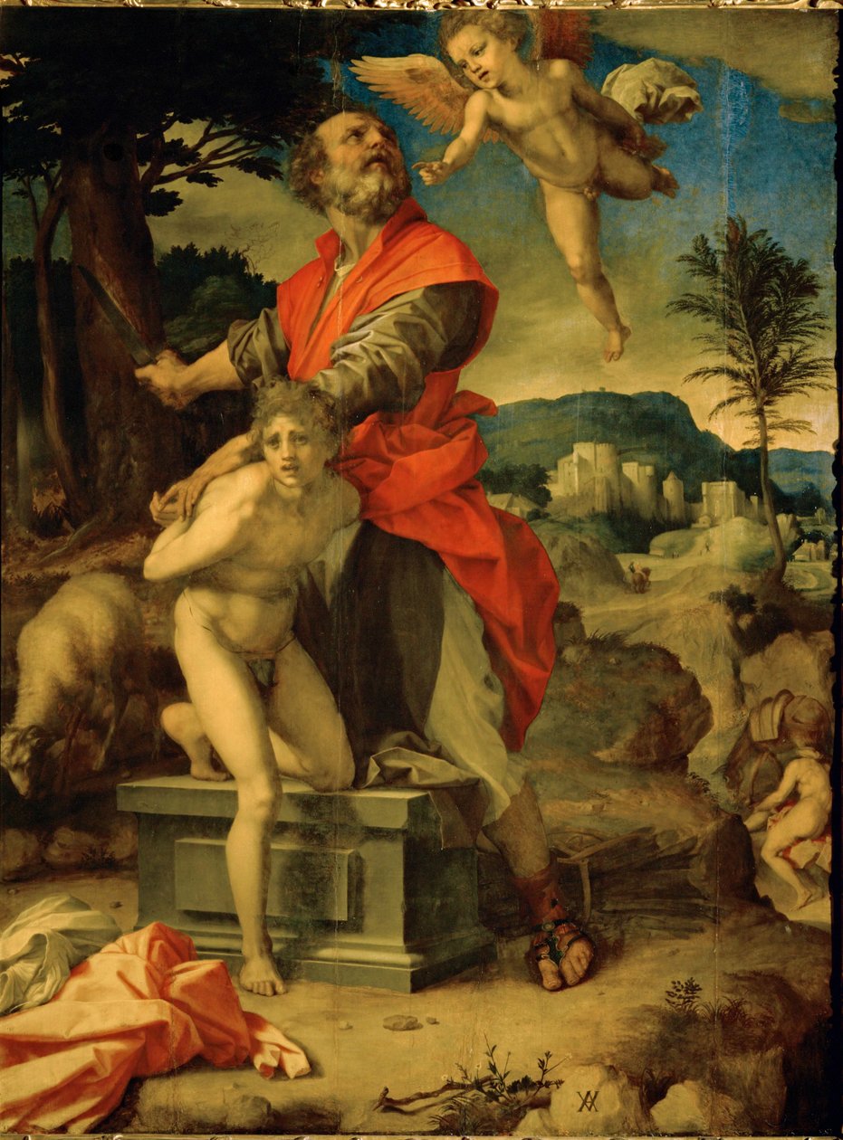 Opferung Isaaks von Andrea del Sarto