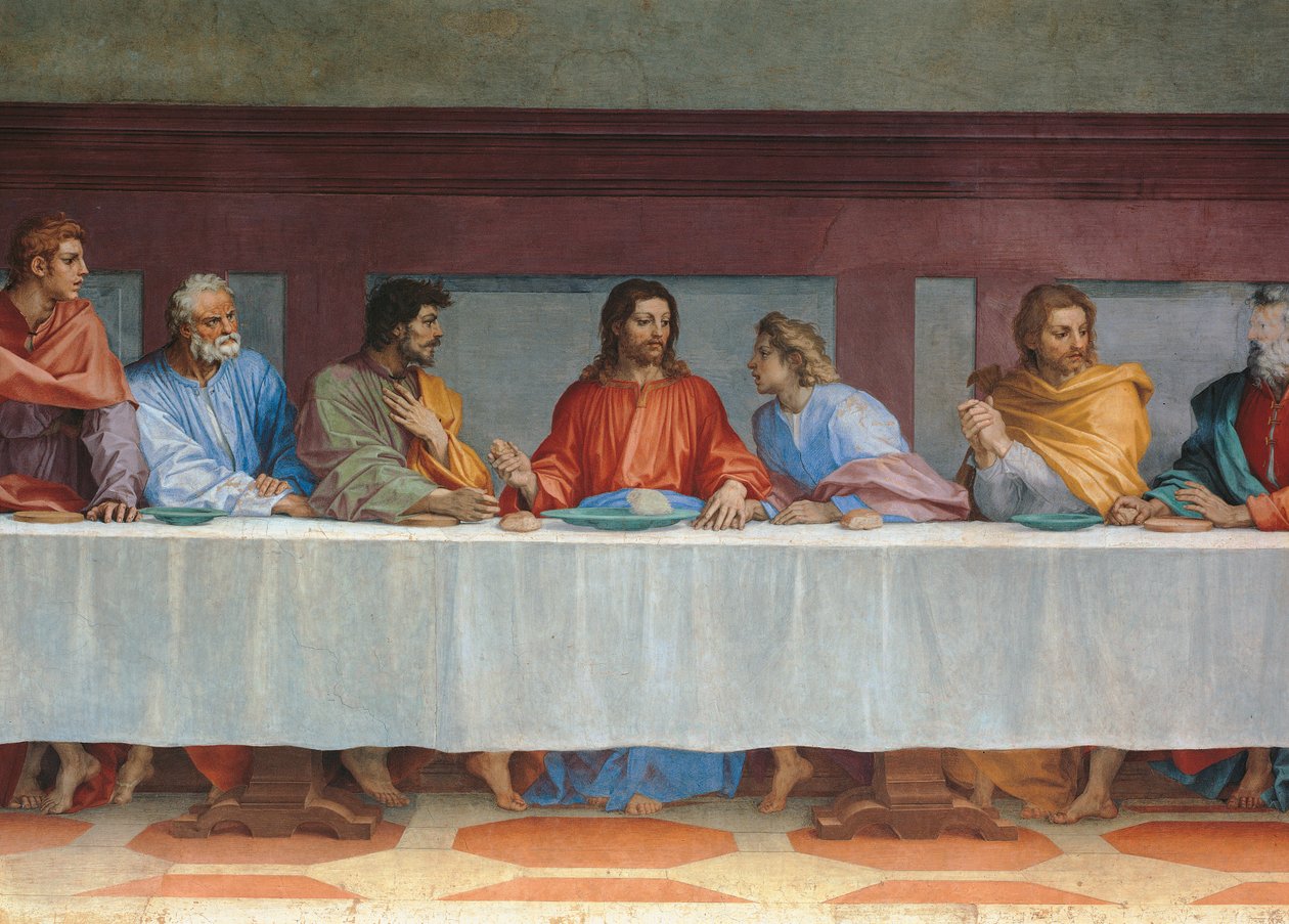 Das letzte Abendmahl von Andrea del Sarto