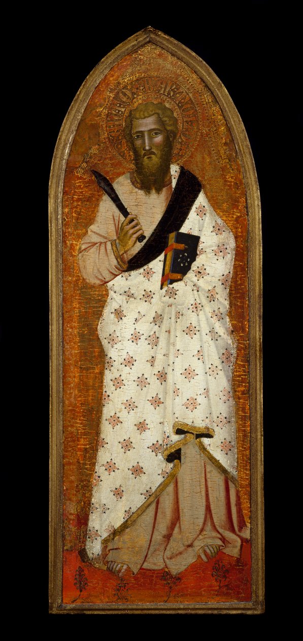 St. Bartholomäus, ca. 1360-65 von Andrea di Bonaiuto fl.1343 77 Andrea di Bonaiuto fl.1343 77