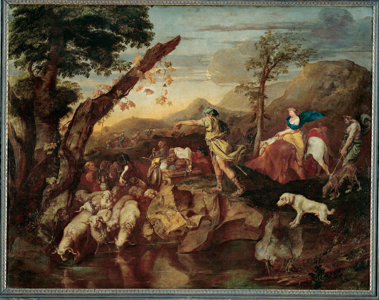 Auszug Jakobs nach Kanaan von Andrea di Leone