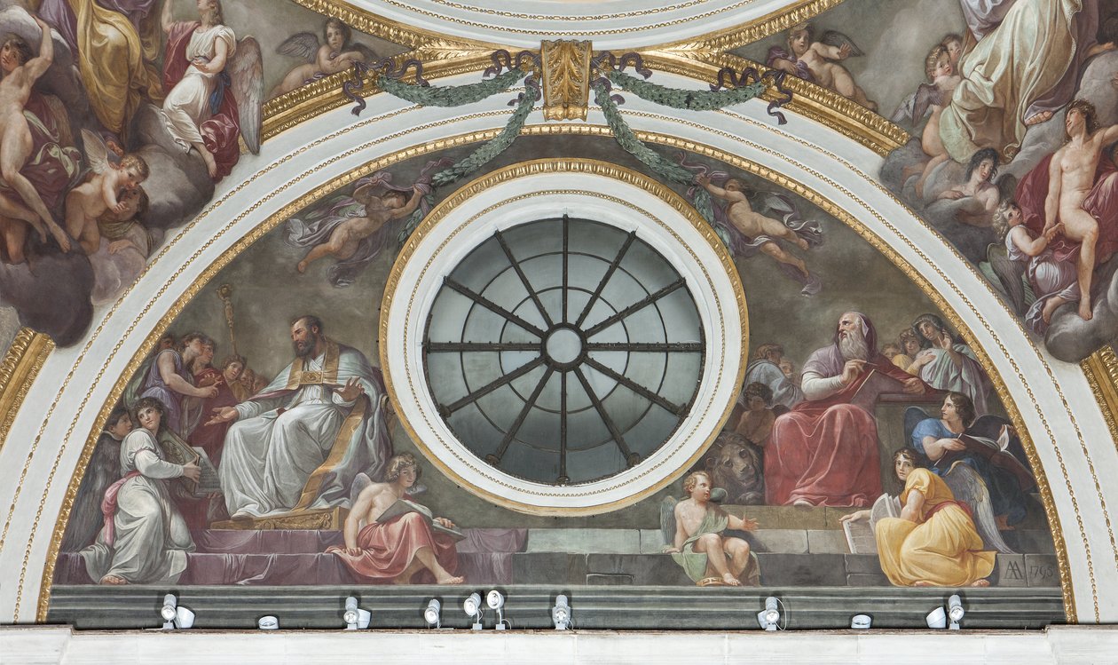 Heiliger Augustinus und Heiliger Hieronymus, 1792-95 von Andrea the Elder Appiani
