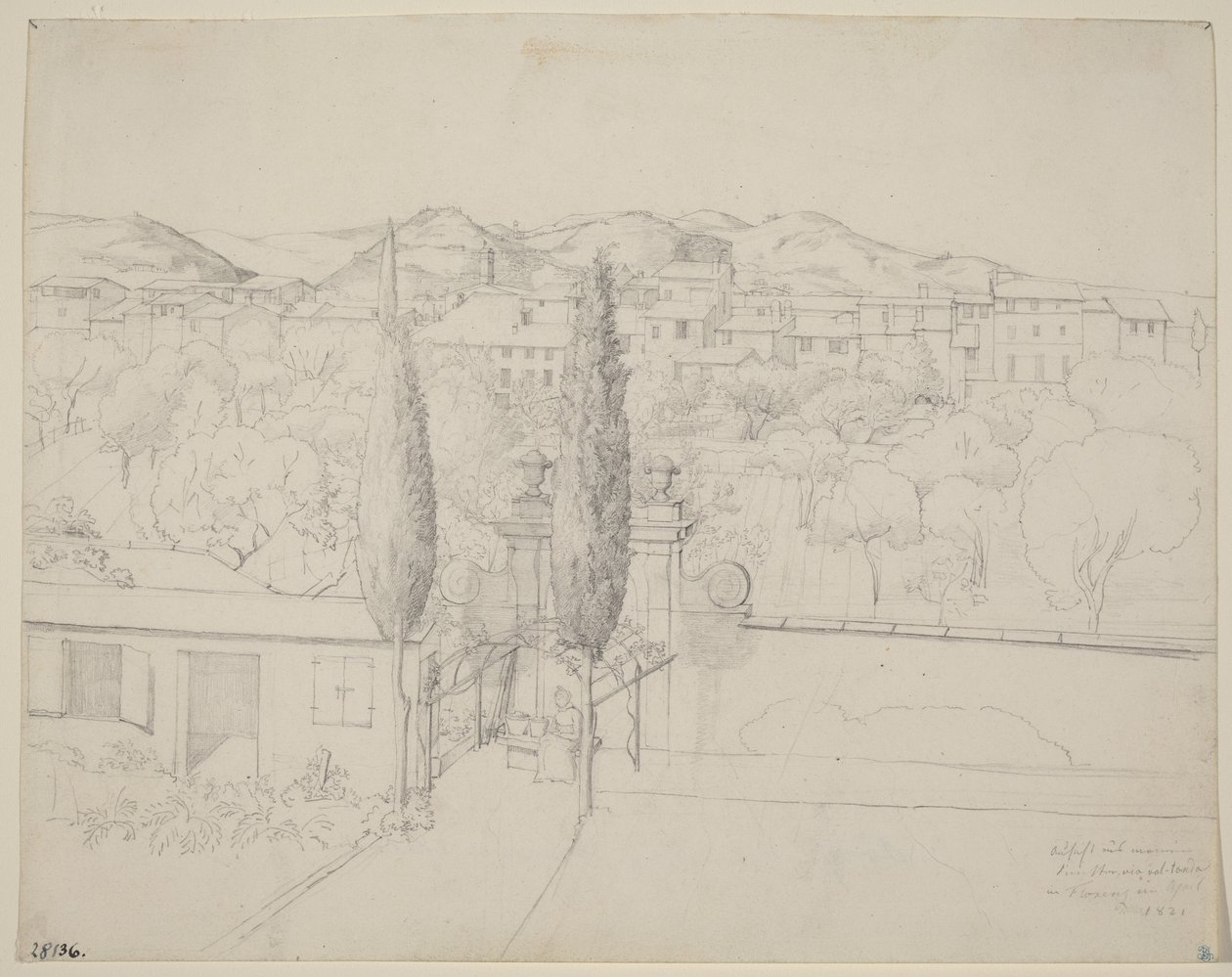 Aussicht aus meinem Fenster, via valfonda in Florenz von Andreas-Ludwig Kruger