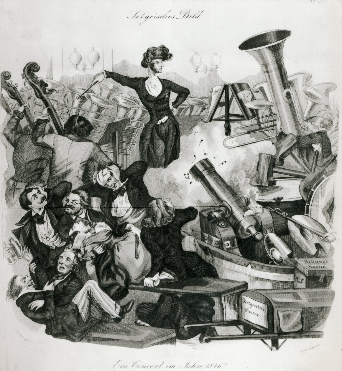 Ein Konzert von Hector Berlioz (1803-69) im Jahr 1846 von Andreas Geiger