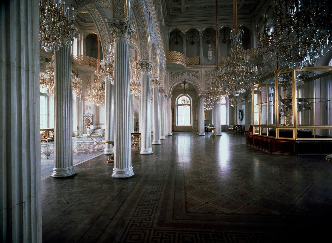 Der Pavillon-Saal der Kleinen Eremitage, 1850-1858 von Andrei Ivanovich Stakenschneider