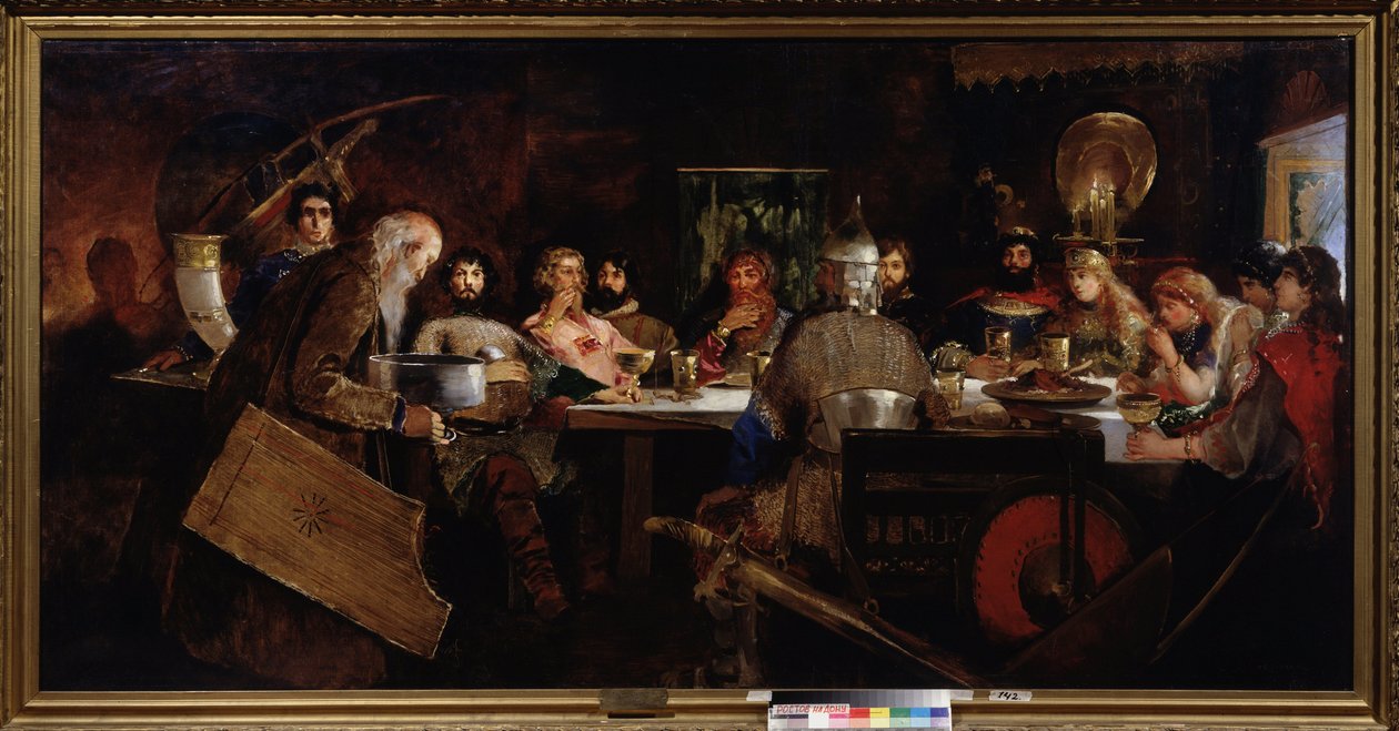 Bankett bei Großfürst Wladimir dem Großen (Wladimir I, auch Rote Sonne genannt, 958-1015) von Andrei Petrovich Ryabushkin