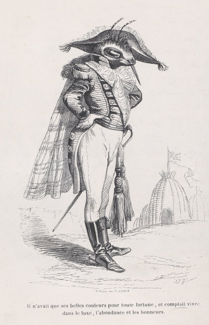 Er hatte nur seine schönen Farben... aus Szenen aus dem privaten und öffentlichen Leben von..., ca. 1837-47 von Andrew Best Leloir