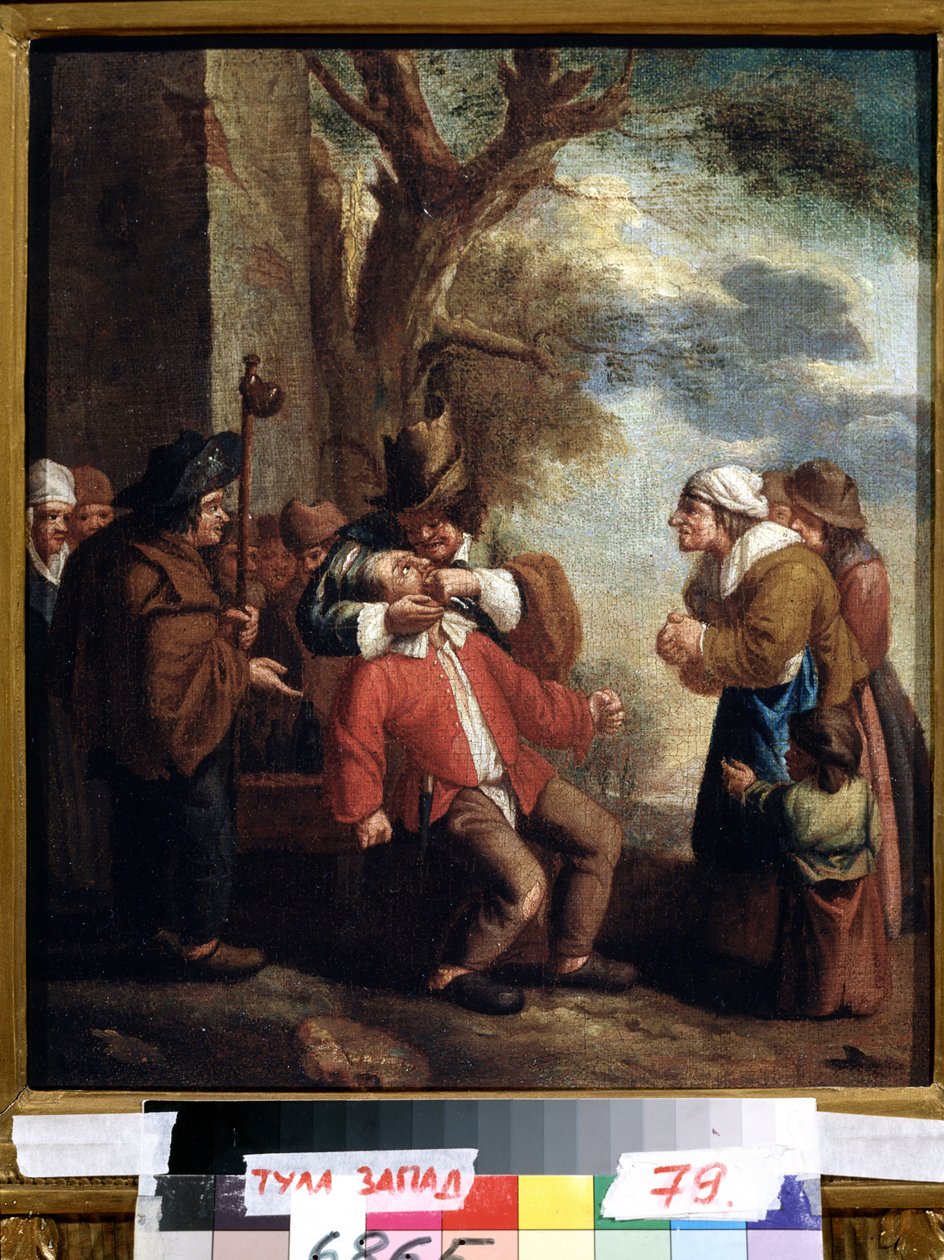 Der Zahnarzt (aus der Serie Die fünf Sinne) von Andries Both