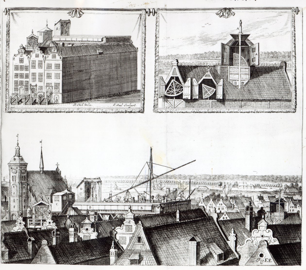 Die Sternenburg-Sternwarte, Illustration aus 