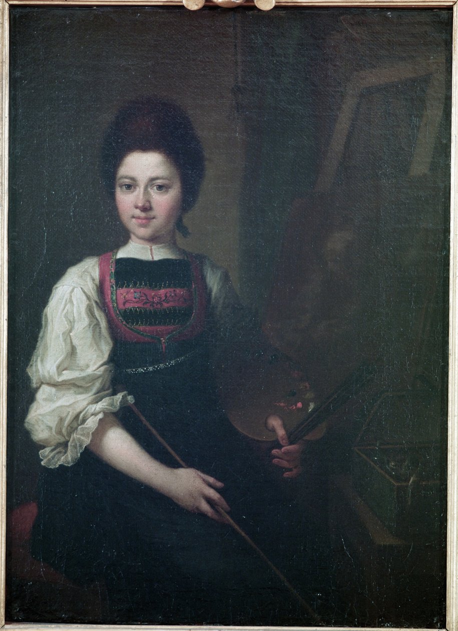 Selbstporträt, 1763 von Angelica Kauffmann