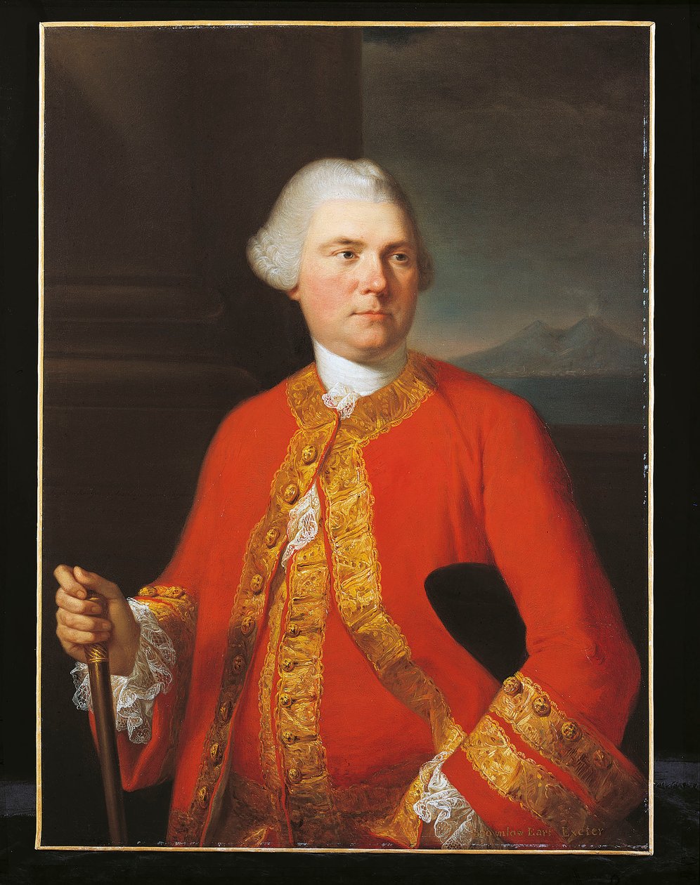 Porträt von Brownlow, 9. Earl of Exeter von Angelica Kauffman