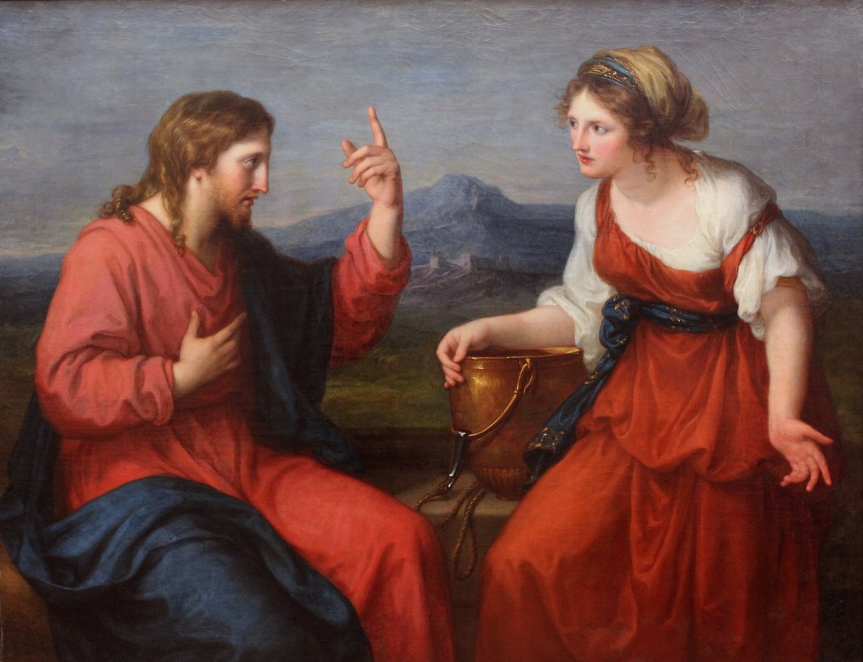 Christus und die Samariterin von Angelica Kauffmann