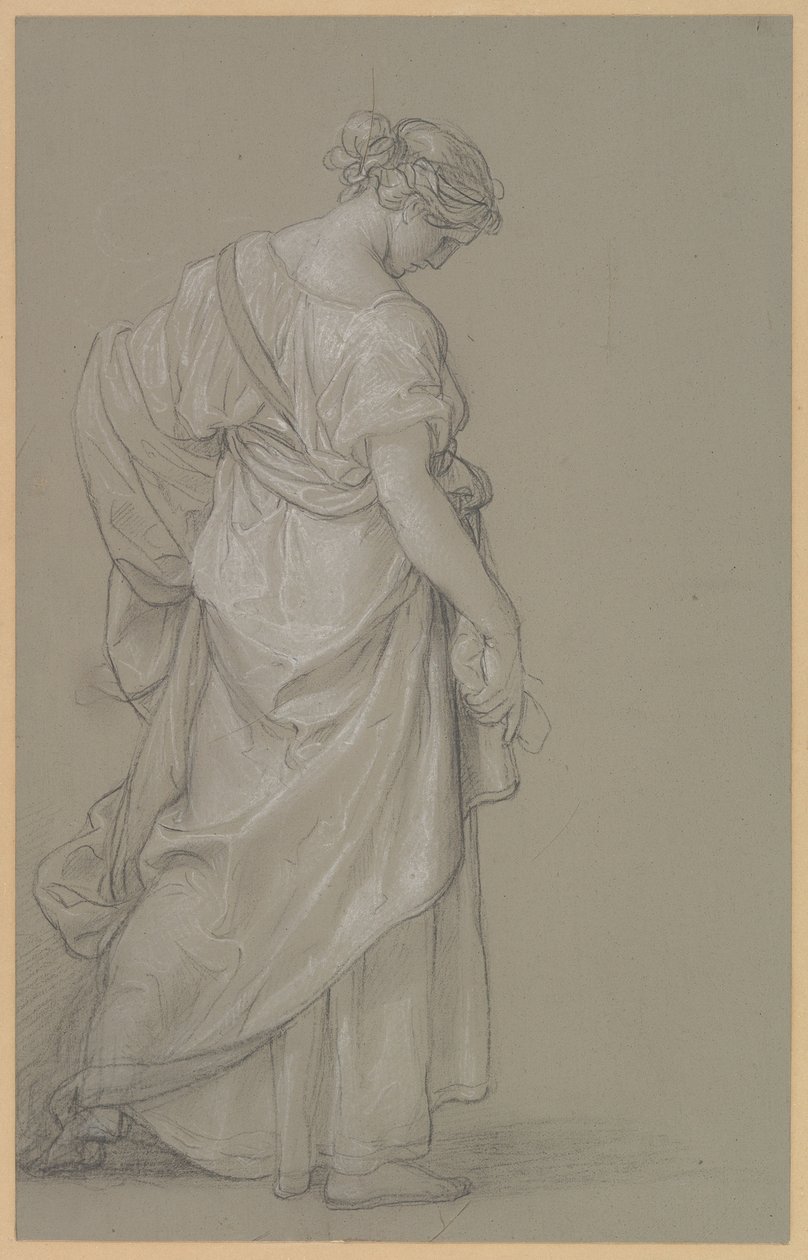 Studie einer stehenden Frau von Angelica Kauffmann