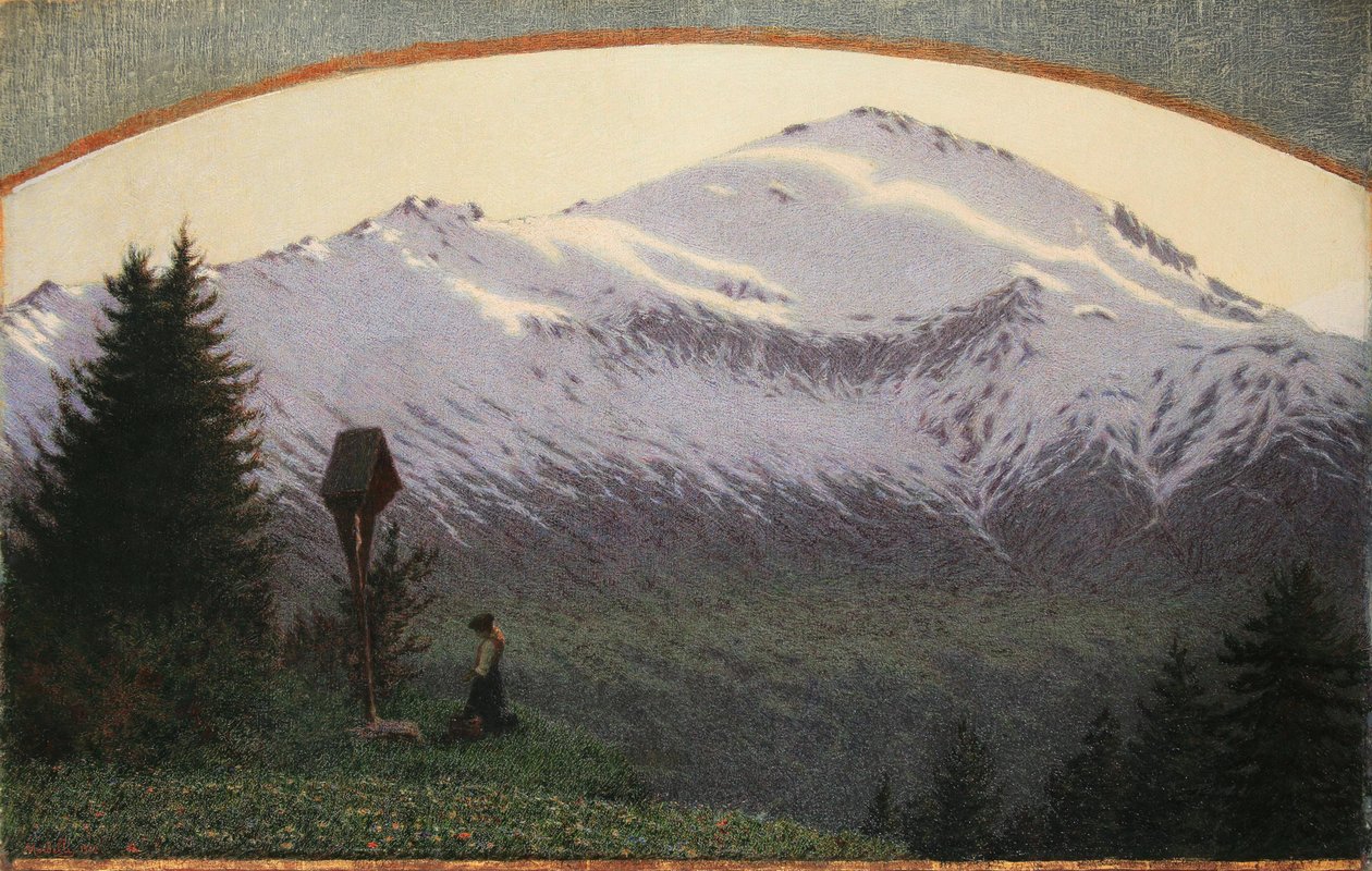 Ave Maria della sera, 1910 von Angelo Morbelli